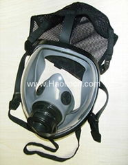 100% Silicone gas mask for breathing apparatus