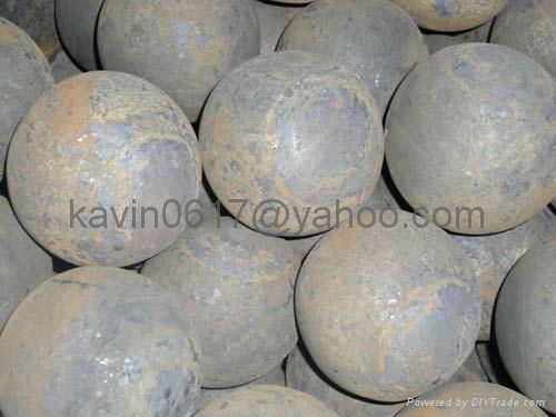 Forged grinding ball for ball mill