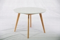 Beech Round Solid Wood Dining Table