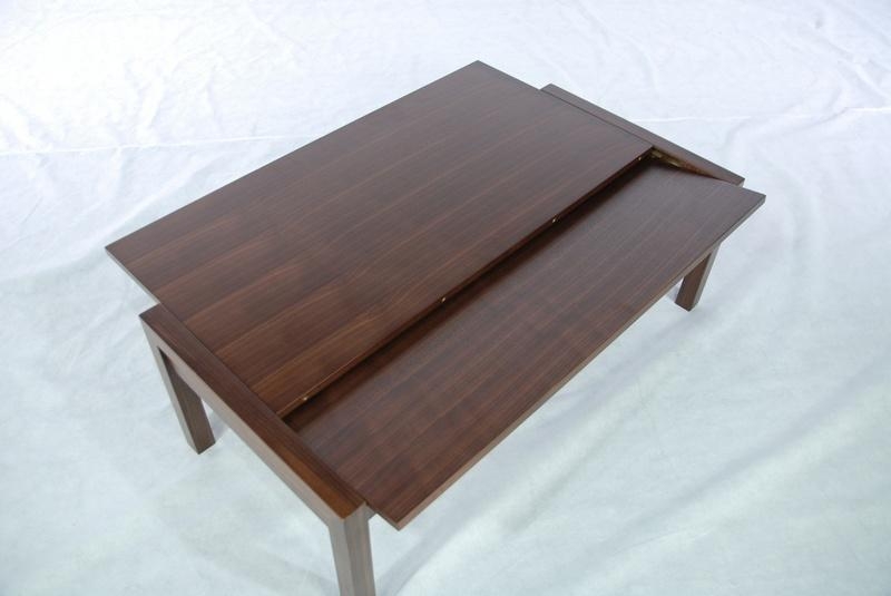 Walnut Solid Wood Coffee Table (Expanded) CT1003 Modern Furniture