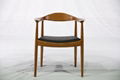 OAK SOLID WOOD ARM CHAIR 1