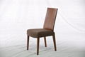 Walnut Solid Wood & Fabric Dining Chair