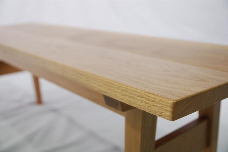 橡木 实木长椅 实木家具 5