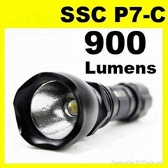 Ultra-Bright SSC P7-C 5 Mode 900 Lumen LED Flashlight Torch 