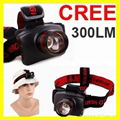 CREE LED 300LM Adjustable Focus Headlamp