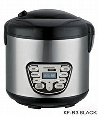 6-in-1 stainless steel rice cooker