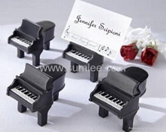 Piano Place Card Holders with Cards 