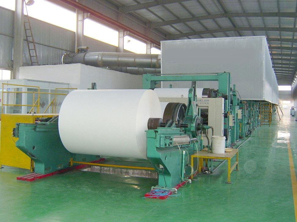 Writing paper making machine