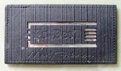 leather label