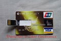 Credit Card USB2.0 Flash Drives gifts , 128MB to 16GB Memory Capacity