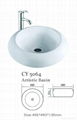 Ceramic Decal Basin 2