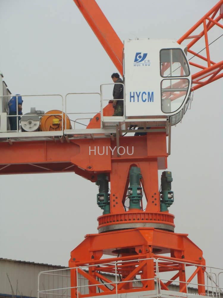 Supply New HuiYou QTD125 Luiffing Tower Crane 4