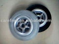 6" Rubber pneumatic wheel 1