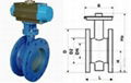 天津氣動通風蝶閥TD641W-