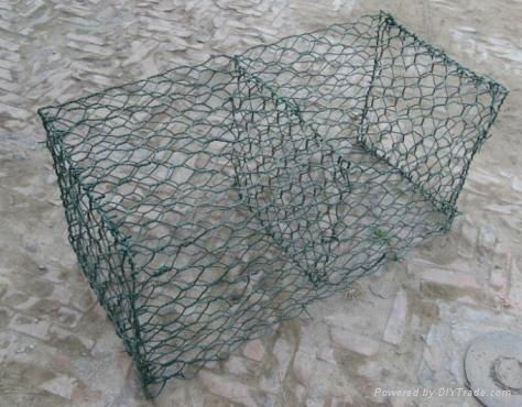 鍍鋅或pvc包塑石籠網六角網 2
