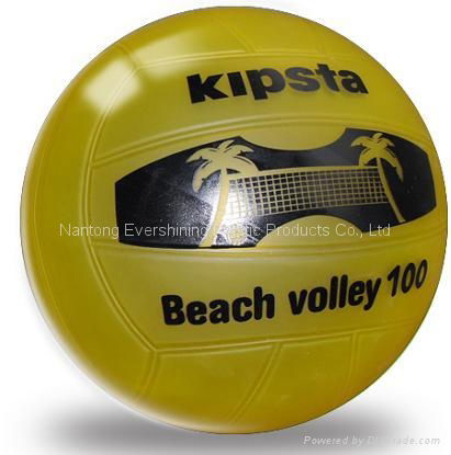 single color printed PVC volleyball 3