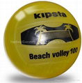 single color printed PVC volleyball 3