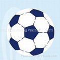 single color printed PVC football 3