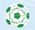 single color printed PVC football 3