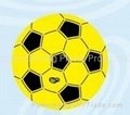 single color printed PVC football 4