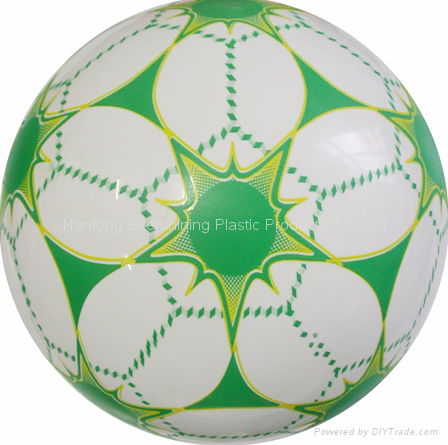 double color printed PVC ball