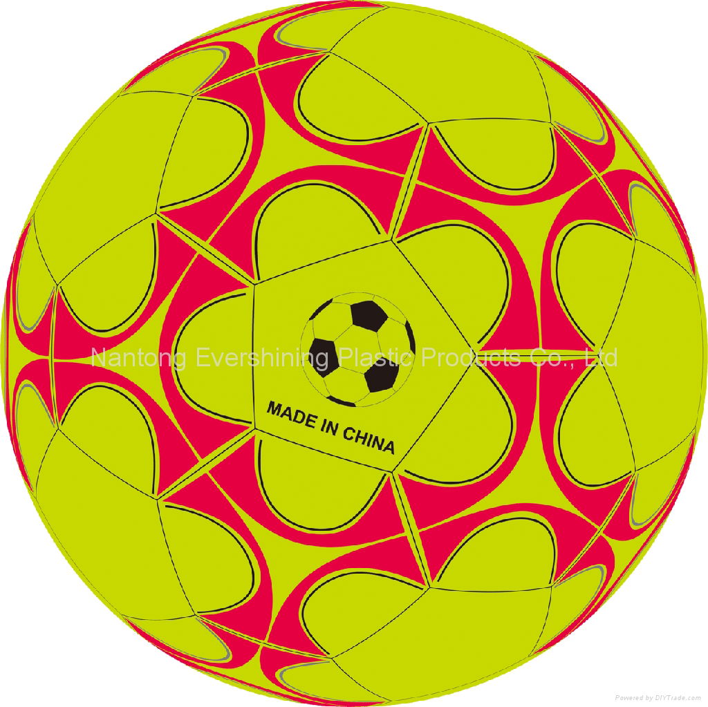 double color printed PVC ball 3