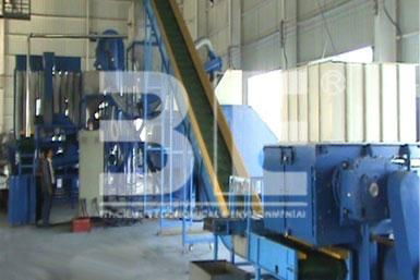 Copper wire recycling line