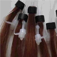 brown silky straight silicone micro bead hair products