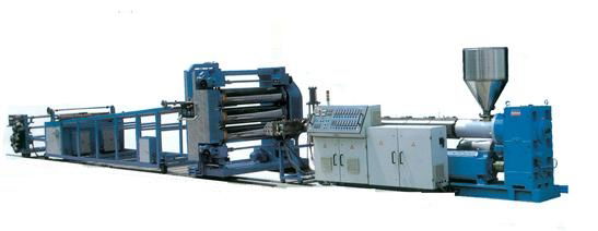 single layer plastic sheet production line