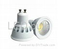 GU10 COB 3w led spotlight