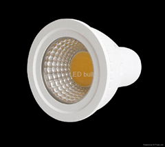 GU10 COB 5w dimmable led spotlight