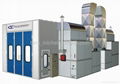 Medium-sized bus spray booth