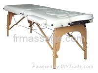 2-section portable  wood pregnant woman massage table