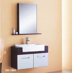 2011 new style solid wood bathroom cabinet vanity