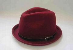 100% wool felt hat