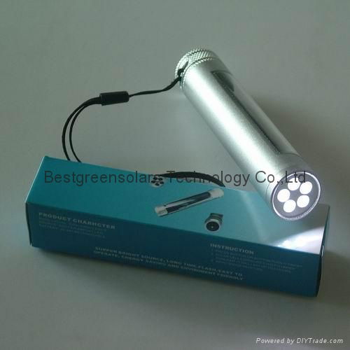 5LED solar torch 2