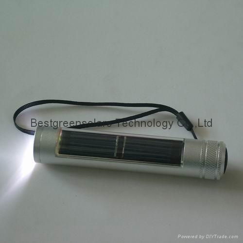 5LED solar torch 4