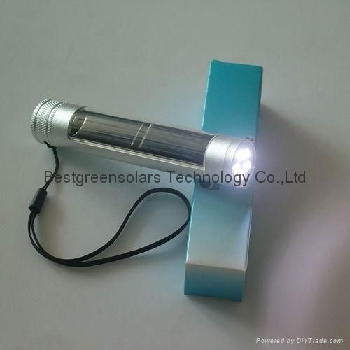 5LED solar torch 5