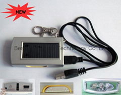 3LED solar flashlight