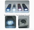 5LED solar flashlight 5