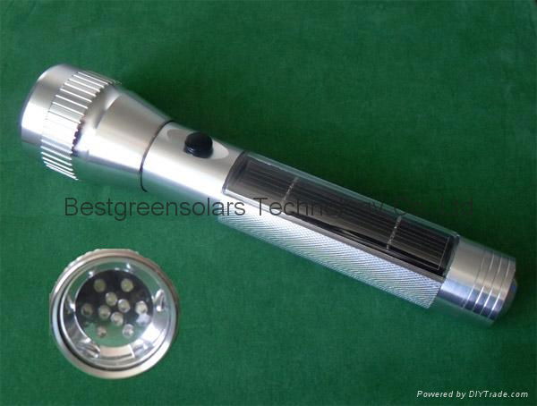 10LED solar torch 3