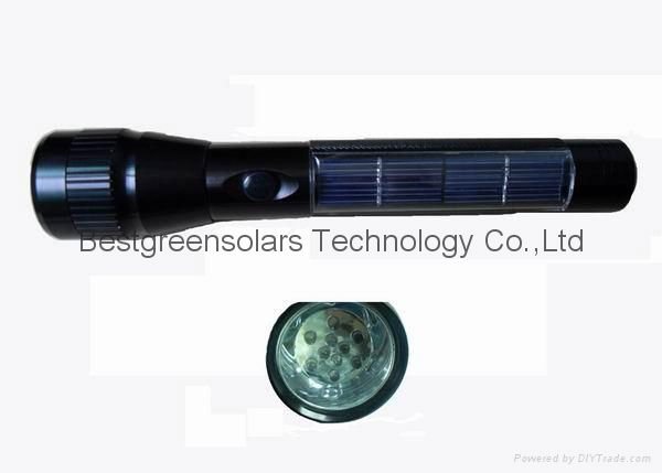 10LED solar torch 5