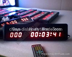 Countdown Timer LED Sign