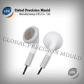 plastic earphone housing & injection