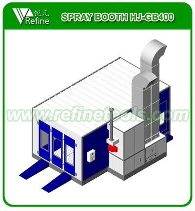 spray booth with CE