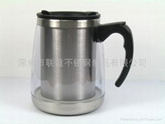 stainless steel beer mug 