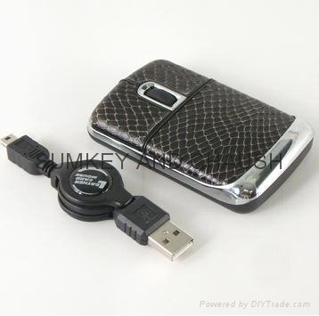 gift leather mouse for promotion 3