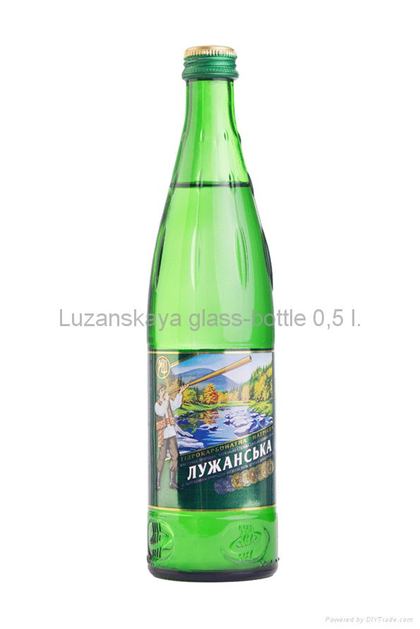 Mineral carbonated water "Svalyava", glass-bottle 0,5l.