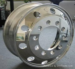 aluminum alloy truck wheel 24.5*8.25
