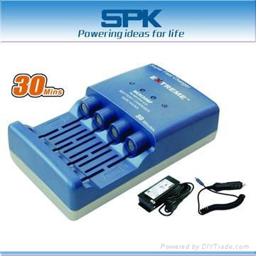 LCD battery fast charger 2